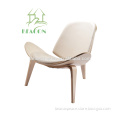 2016 modern White color Bentwood Wegner Shell Lounge Chair